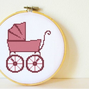 Counted Cross Stitch Pattern PDF. Instant Download. Vintage Baby ...