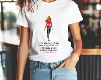 Inspirational Quote T-Shirt: Leyman Gbowee, Women's Empowerment