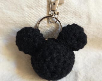 Mickey Mouse Crocheted Keychain
