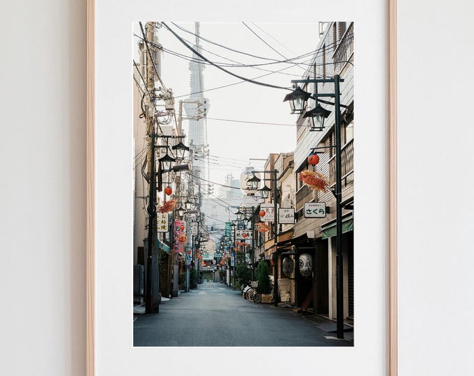 Tokyo Wall Art, Japan Urban Photography Print, Japanese Cityscape Decor, Travel Wall Art, Modern Home Decor, Fine Art Print