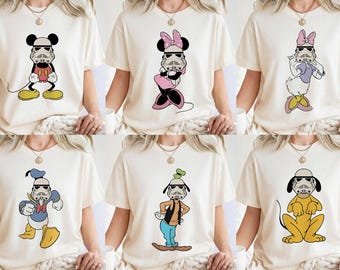 Disney Mickey And Friends Star Wars Shirt Funny Disney Stormtrooper Shirt Funny Star Wars Disney Hollywood Studios Trip Galaxy's Edge Shirt