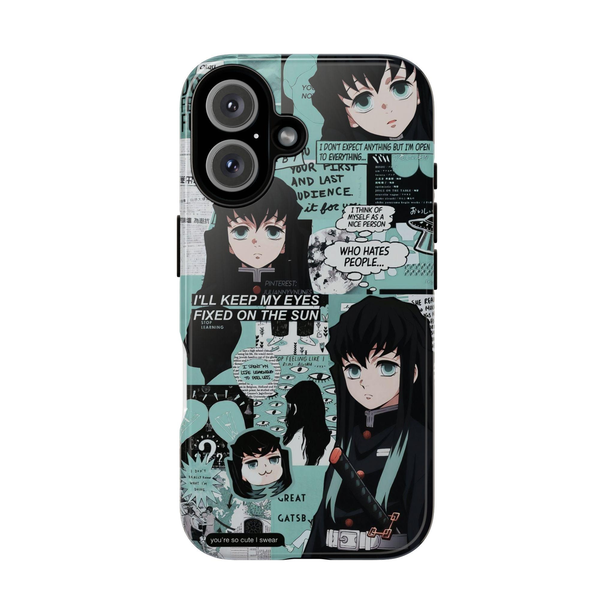 Muichiro Phone Case, Demon Slayer Anime Mobile Cover - Etsy