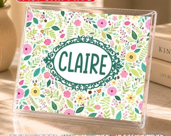 Custom Name Mahjong Card Cover, Personazlied Name Large Card Holder Sleeve, Mah Jongg Accessory Gift for Mahjong Lovers Gift for Mom Grandma