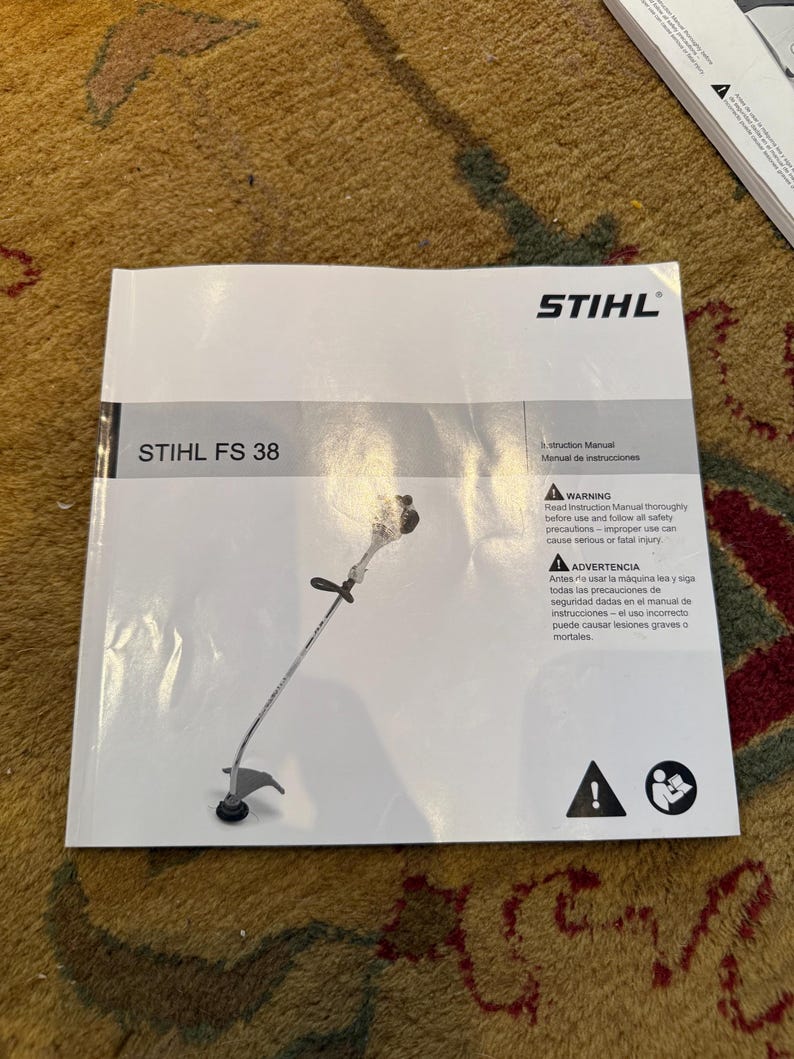 Stihl FS 38 Trimmer Manual - Etsy