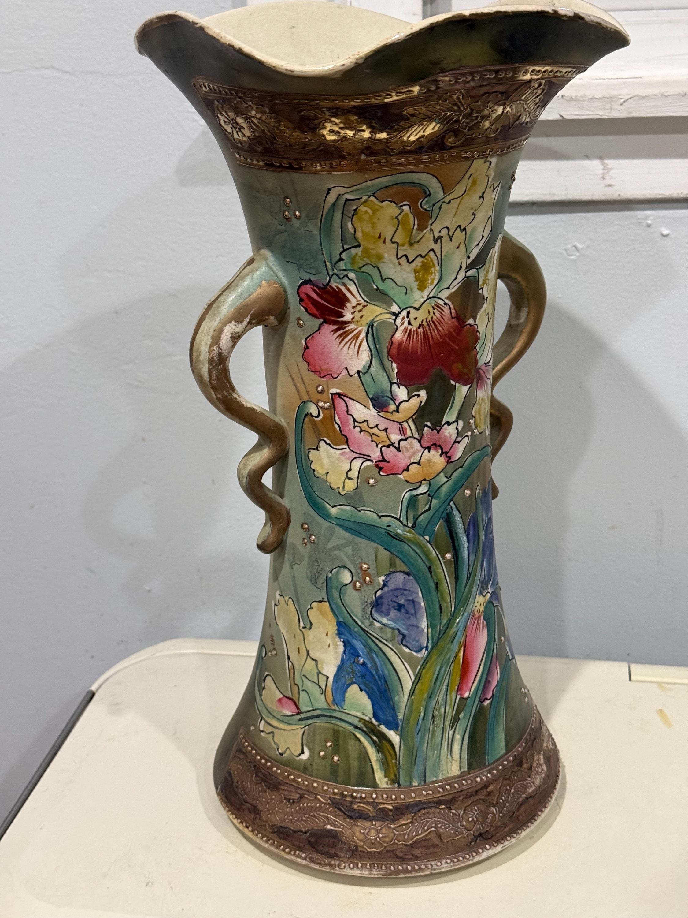 Antique nippon vase - Etsy 日本