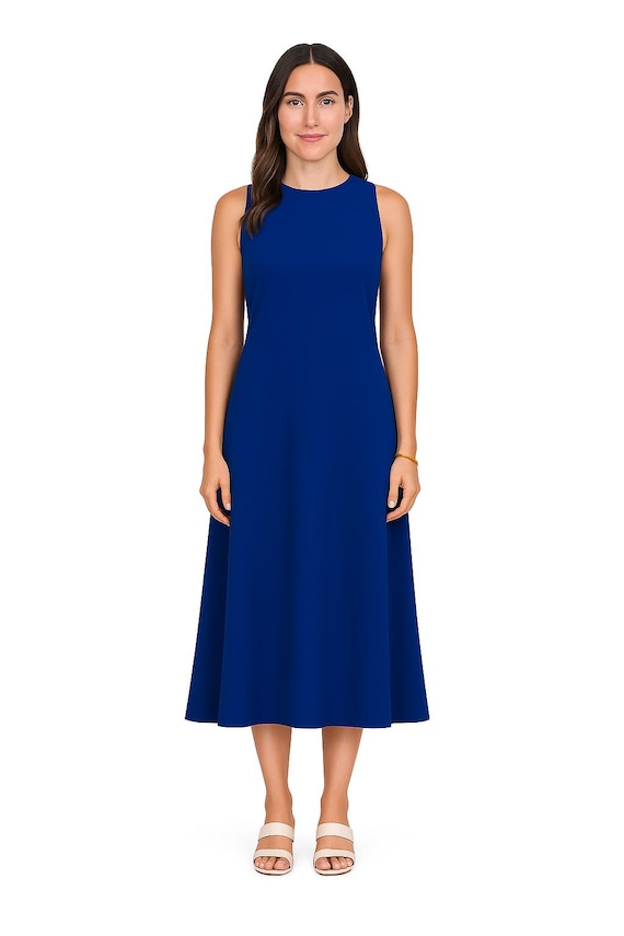 knee length dresses for ladies Women's Ode to The Summer Dress, Blue