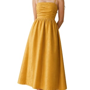 Bridesmaid Dress Mustard - Etsy