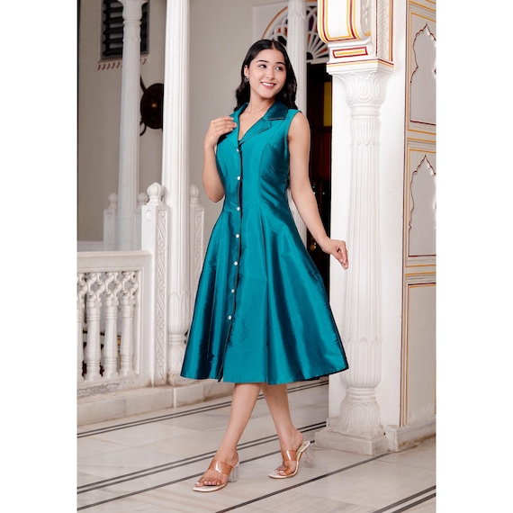 white christmas dresses Collared Short Sleeve Wrap Maxi Dress Black / Small main image 0