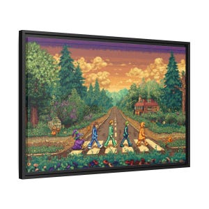 OEM - Framed Canvas Espresso - stardew-valley-abbey-road-pixel-art-print-cozy-gaming-decor-71061161-51fd-462c-8209-1b21b21fa5c2-1.jpg