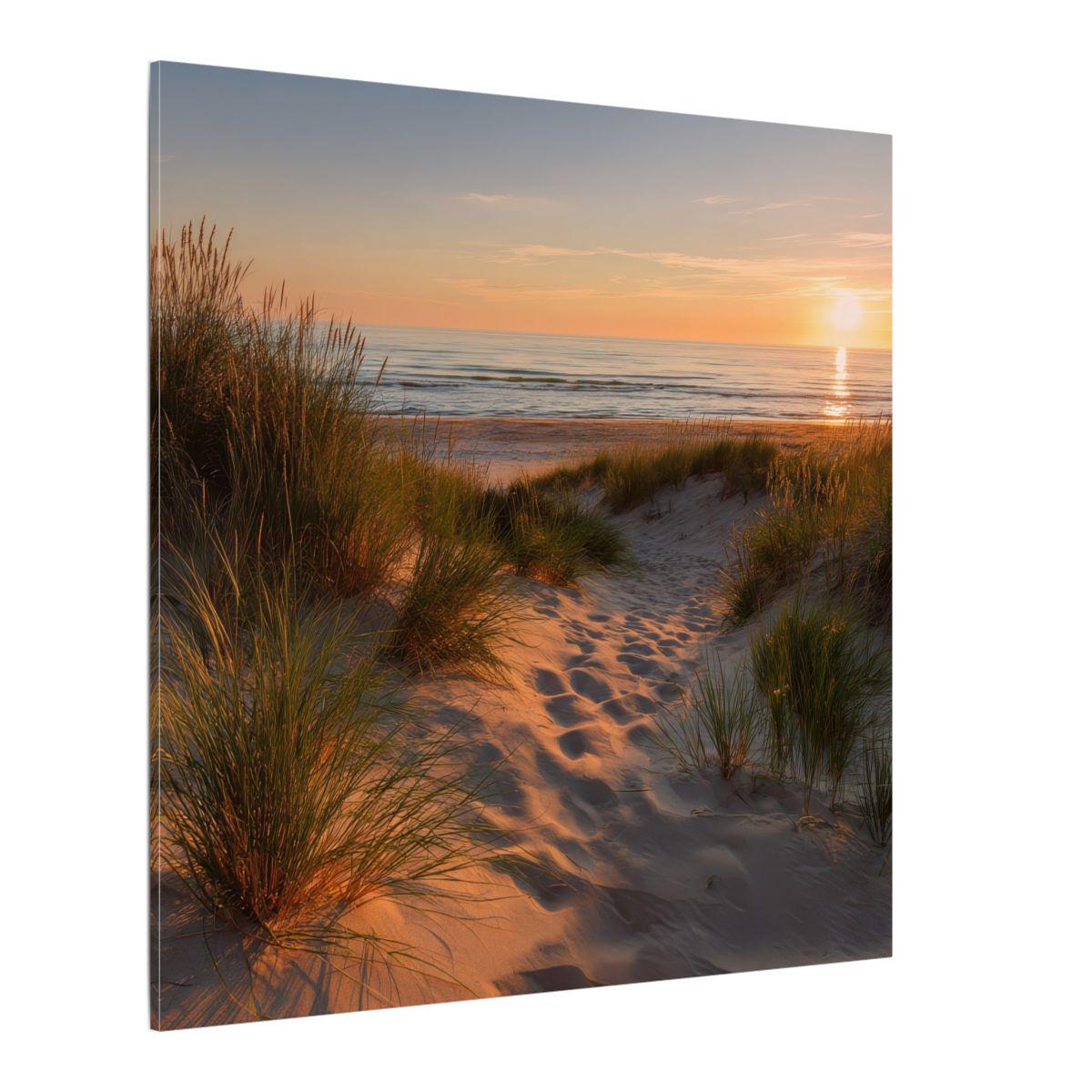 Coastal Beach Path Canvas Wall Art - Sunset Dunes Print - Etsy