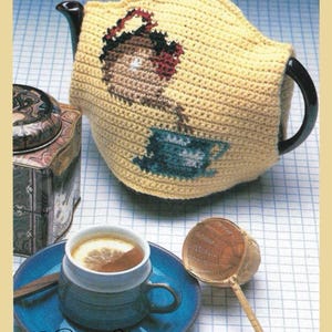 Vintage Crochet Pattern Tea Cozy Pattern (PDF)Crochet Graph Style Tea Cozy