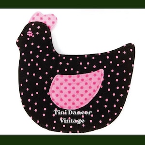 Vintage Hen Pot Holder Sewing Pattern: Chicken Kitchen Decor (PDF Pattern)