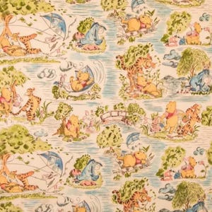 Winnie the Pooh Fabric 100% Cotton