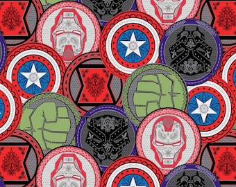 Avengers Fabric 100% Cotton