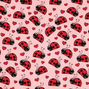 LadyBugs Fabric 100% Cotton