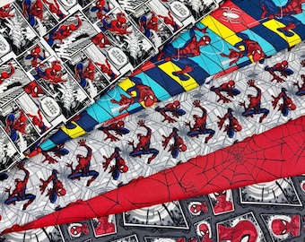 Spiderman Fabrics 100% Cotton
