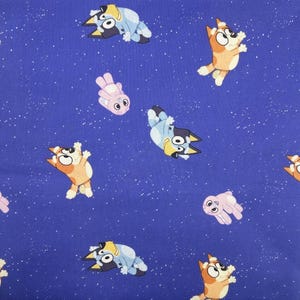 Bluey and Bingo Fabric 100% Cotton