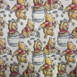 Winnie the Pooh Fabric 100% Cotton