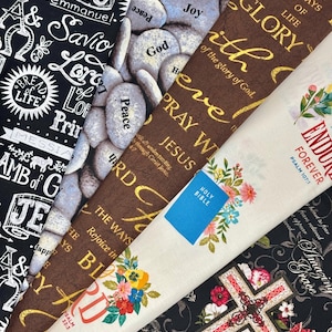 Christliche Stoffe 100% Baumwolle