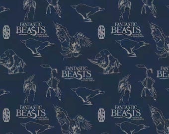 Beasts Cotton Fabric, Quilting & Craft Projects