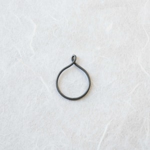 Twisted silver ring, modern and minimal, perfect gift Oxidized silver