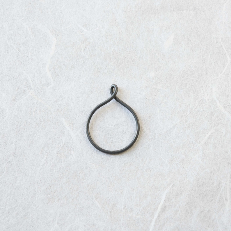Twisted silver ring, modern and minimal, perfect gift Oxidized silver