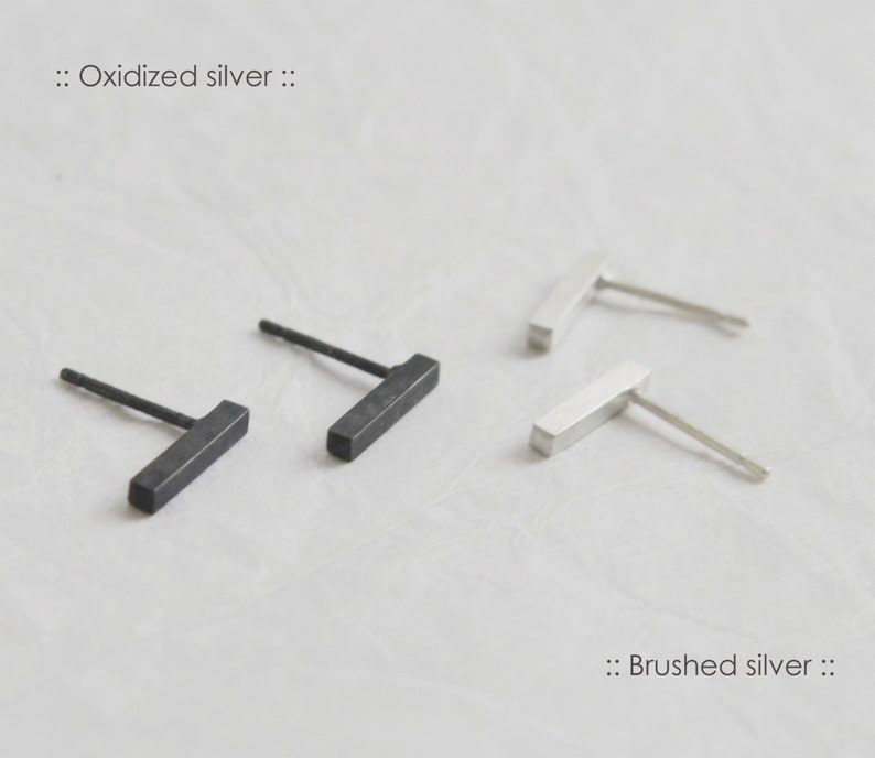 Bar Stud Earrings