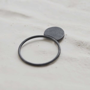 Dot ring in oxidized silver image 3