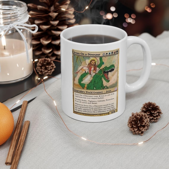 Jesus Magic the Gathering Card Mug, MTG Style Holy Jesus Coffee Cup, Funny  Religious Coffee Cup,trading Card Parody Mug for Geeky Collectors - Etsy