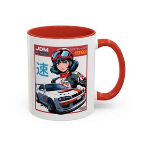 JDM Anime Racer Mug,JDM Car Mug, Japanese Car Lover Gift, Drift Racing Mug, Initial D Inspired Cup, Tokyo Street Racing Coffee Mug