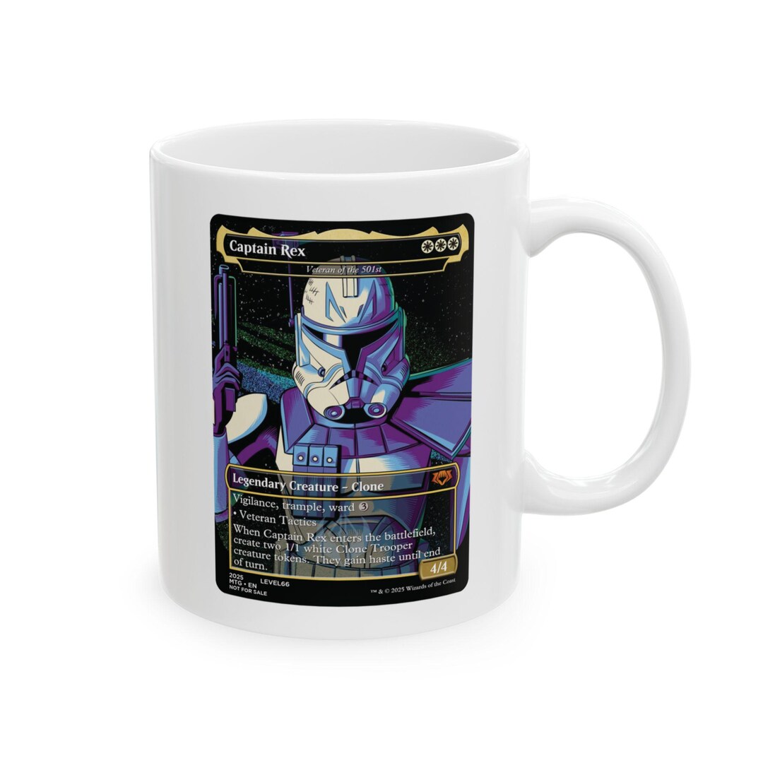 Captain Rex MTG Proxy Card Mug, Magic the Gathering Clone Trooper ...