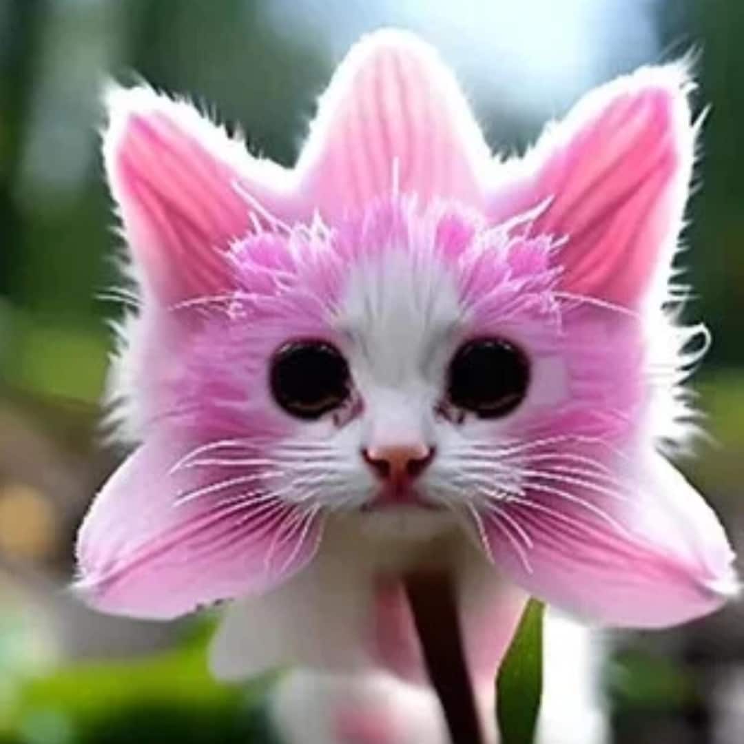 キラキラ⭐️　　花＆猫 50 Cat Face Orchid Seeds | Exotic Potted Garden Flower - Etsy 日本