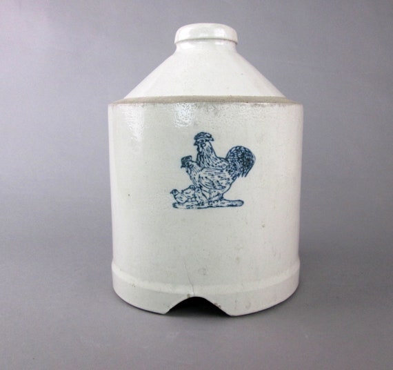 Stoneware Chicken Waterer Feeder Chicken Waterer Stoneware Etsy