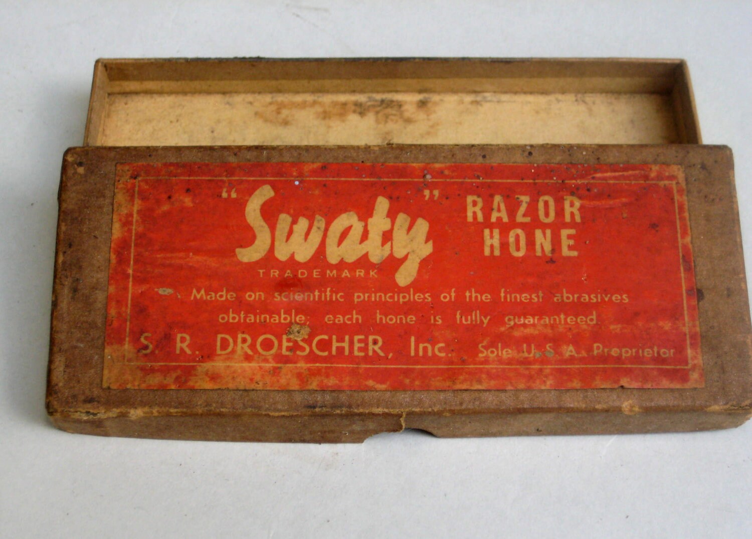 Vintage Franz Swaty Hone Sharpening Stone Straight Razor Etsy