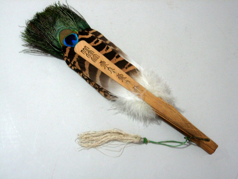 Ladies Hand Fan100 Years Old Folding Fan Feather Hand Fan Etsy