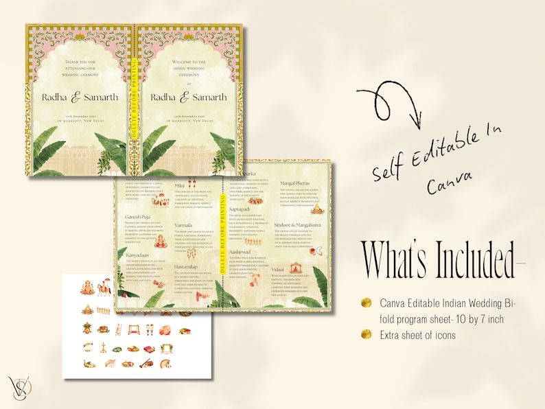 Printer Program Recall Buy Indian Wedding Program, Hindu Wedding Ceremony, Shaadi Wedding ...