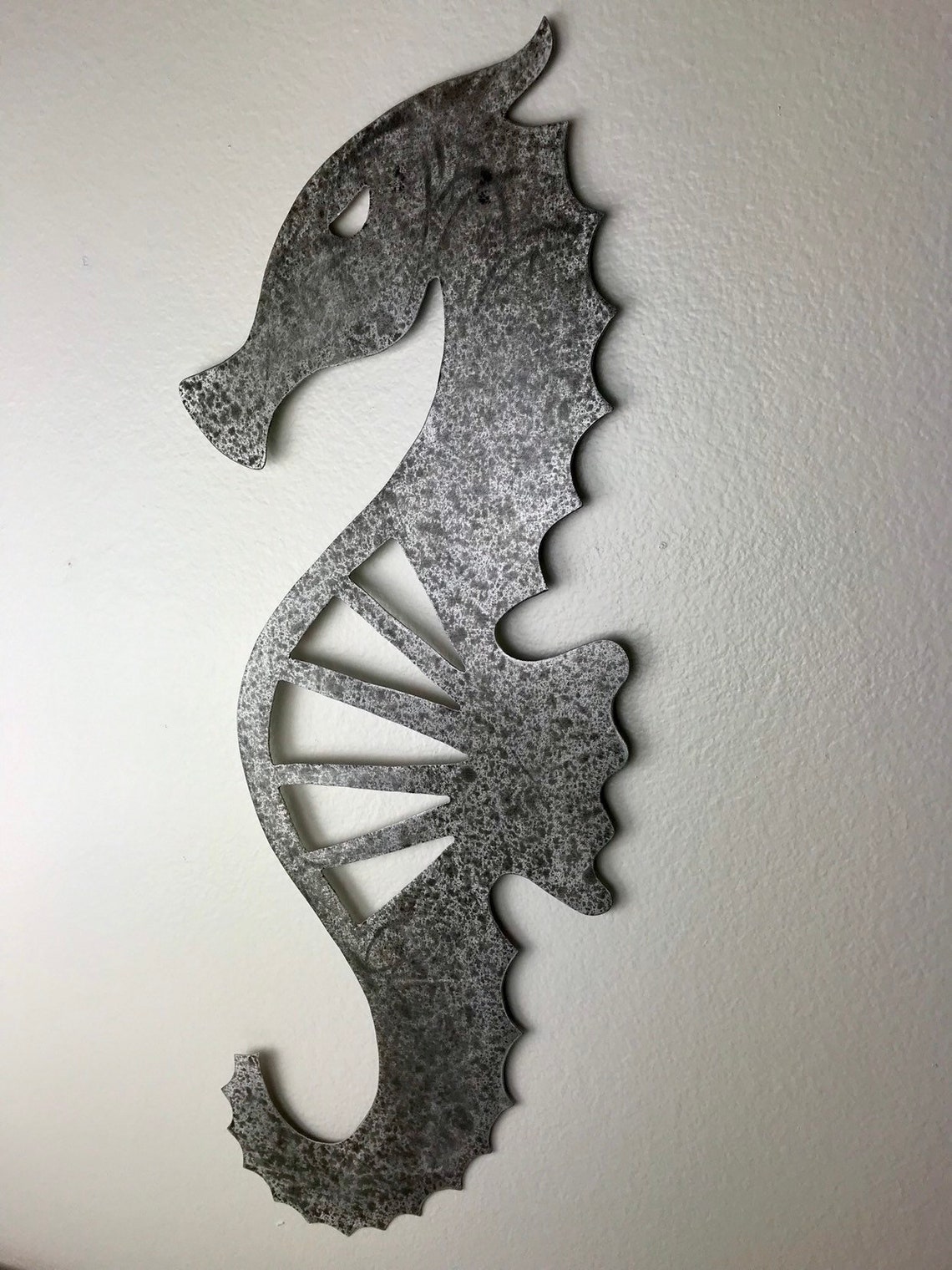 Seahorse Metal Art Seahorse Art Outdoor Metal Wall Art Etsy