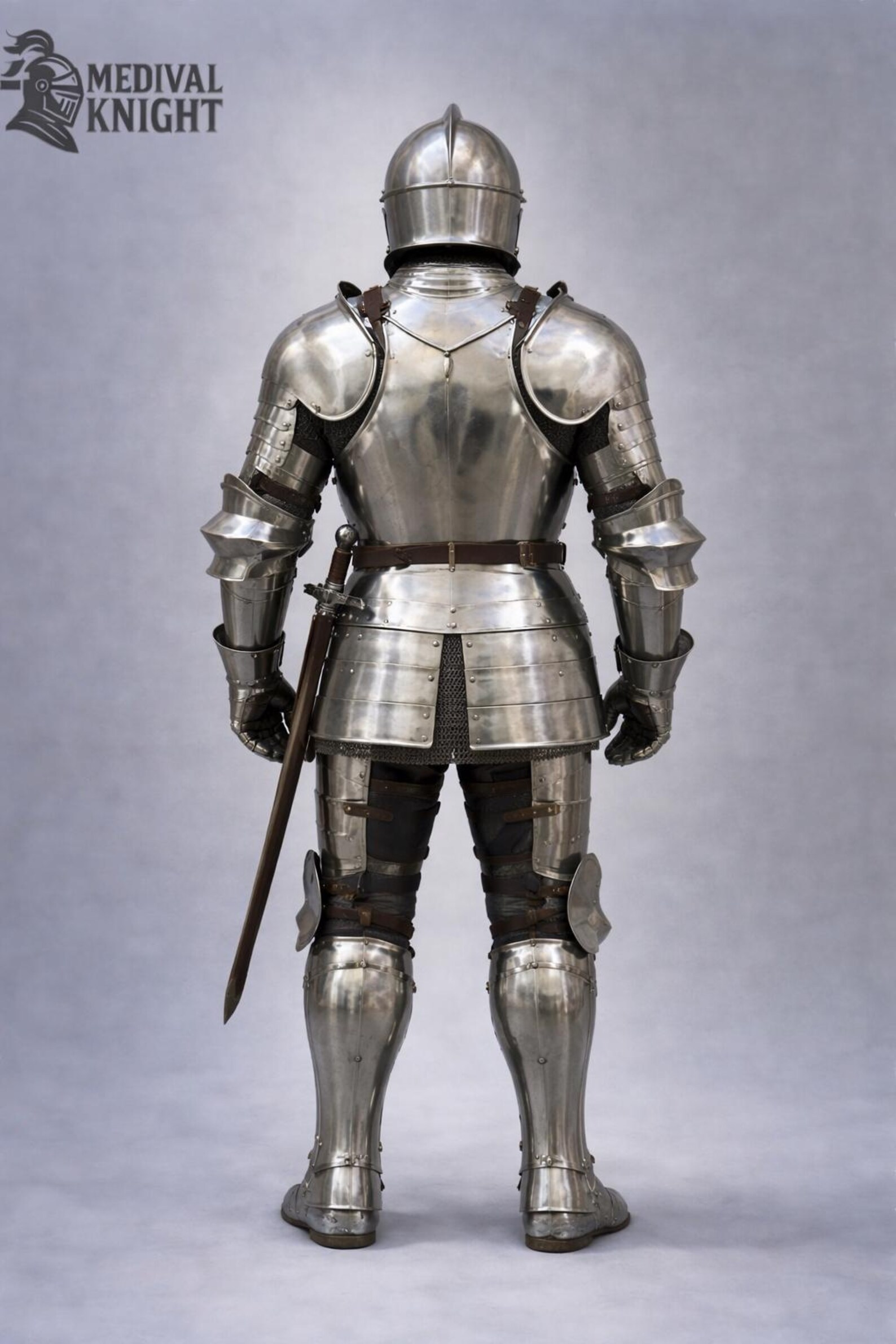 18 Gauge Steel Full Body Armor Medieval Knight Gothic Cuirass Armor ...