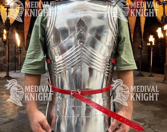 Handmade Steel Medieval Knight Cuirass, Gothic LARP Armor