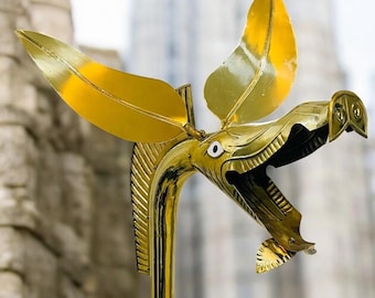 Brass Serpent Carnyx – Medieval Celtic War Horn, Playable Replica