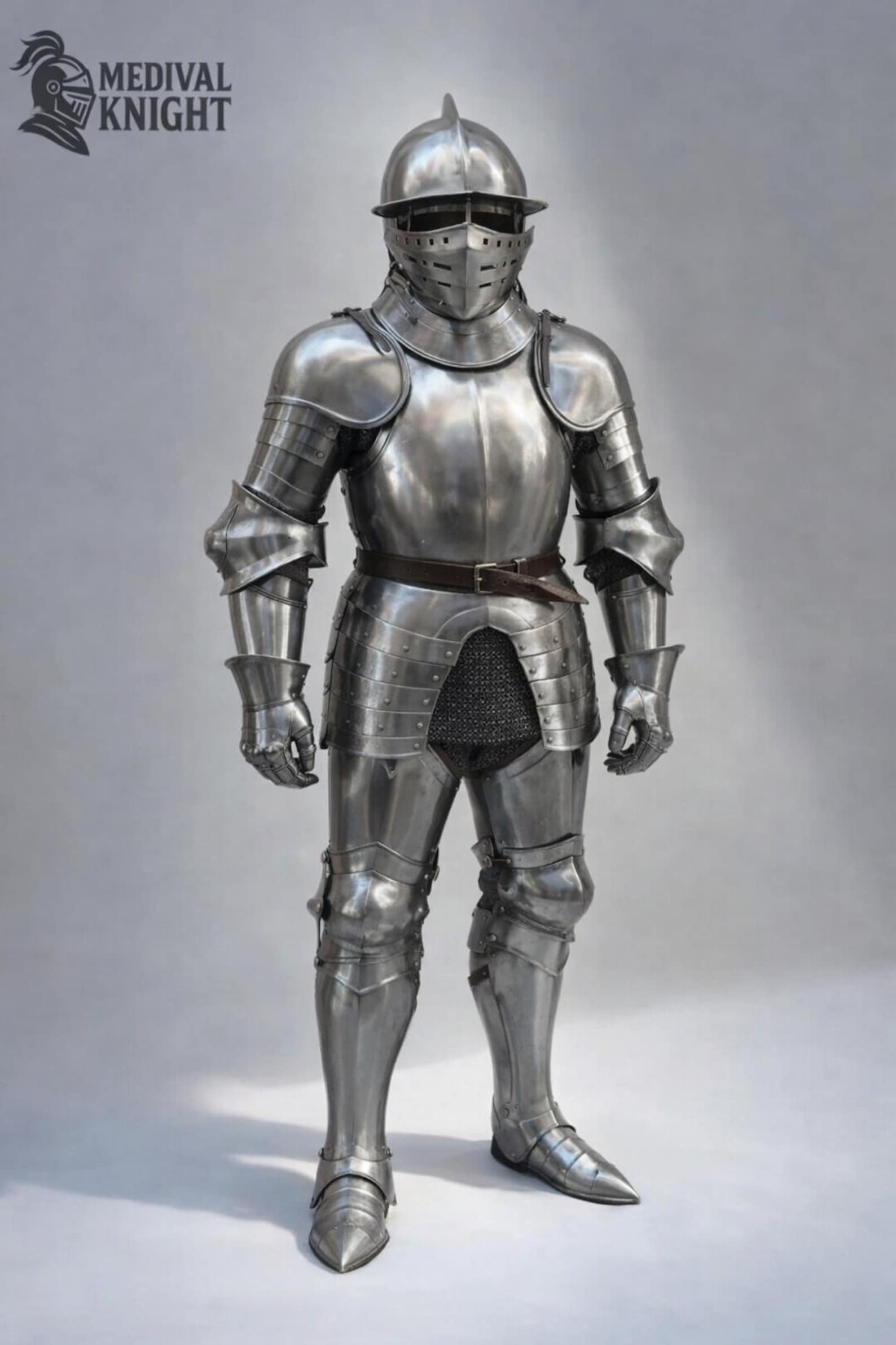 18 Gauge Steel Full Body Armor Medieval Knight Gothic Cuirass Armor ...