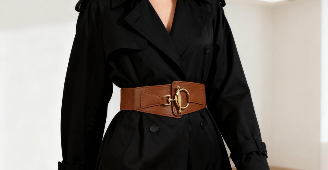 Ceinture Bijou Femme Perles Noires élastique Avec Attache Dorée Et Strass - Longueur 76 Cm, Neuf Sans étiquettes