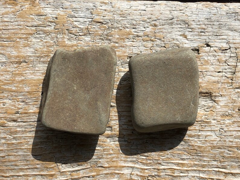 Natural Square Pizarra Playa Piedra Gabinete Perillas Cajón | Etsy