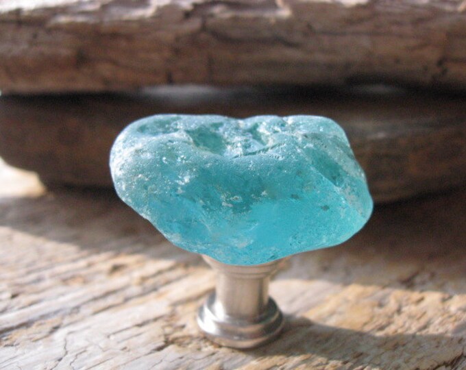 BEACH GLASS KNOBS Sea Glass Knobs Drawer Pulls Etsy