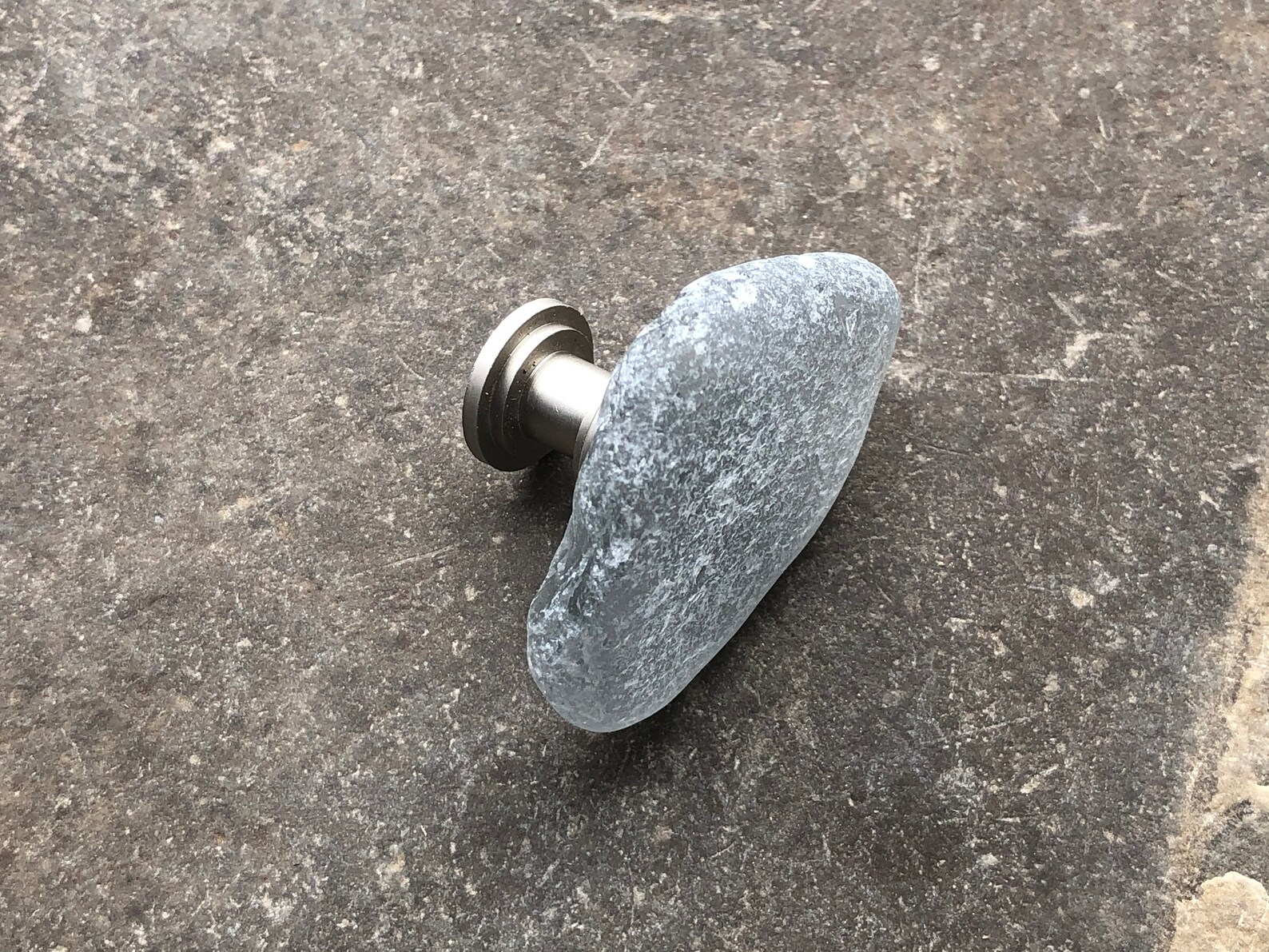 BEACH GLASS Knob Genuine Sea Glass Knobs Etsy