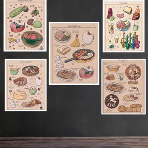 Studio Ghibli ✨. This aesthetic poster inspired by Ghibli food scenes brings warmth, nostalgia, and Japanese charm to your home. Whether it’s the comforting ramen from Ponyo, the fluffy steamed buns from Spirited Away, or the delicious bento from My Neighbor Totoro, each illustration captures the cozy atmosphere of your favorite Ghibli films.
Perfect to decorate your kitchen, dining area, living room, dorm, or creative space, these prints also make a gift for anime fans and food lovers alike.