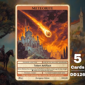 meteor mtg card Shivan - Remastered If this spell was cast from exile Magic the Gathering [011] ICE