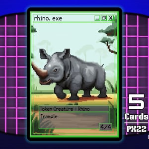 Rhino Token Mtg - Etsy Canada