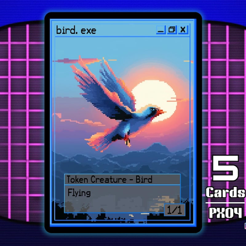 1/1 Bird Token Mtg - Etsy UK