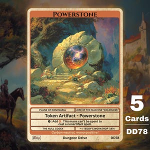 mtg marvel storm card Scrap // Powerstone Double-Sided Token [The Brothers' War Commander Tokens]  | MTG Single